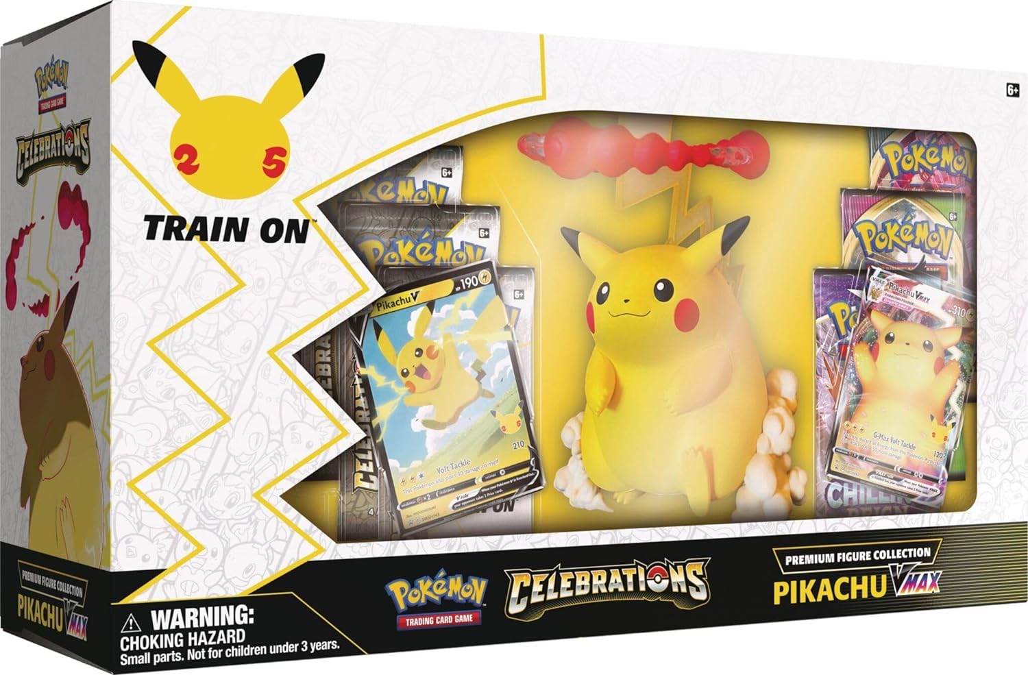Pokemon TCG: Celebrations Premium Figure Collection Pikachu VMAX - WiredVillage Games - Wiredvillage Games